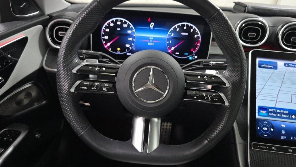 used 2024 Mercedes-Benz C-Class car, priced at $38,999