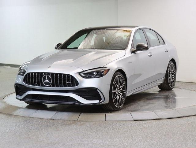 used 2023 Mercedes-Benz AMG C 43 car, priced at $56,999