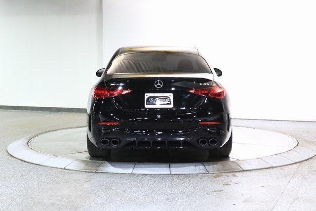 used 2024 Mercedes-Benz AMG C 43 car, priced at $57,999