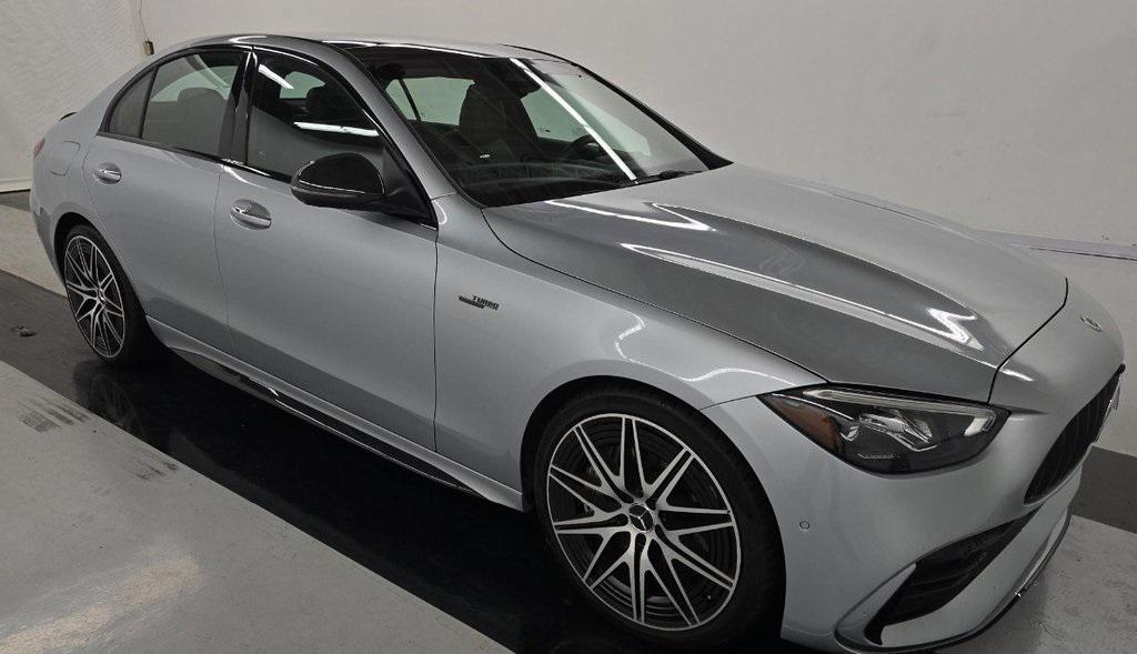 used 2023 Mercedes-Benz AMG C 43 car, priced at $48,999