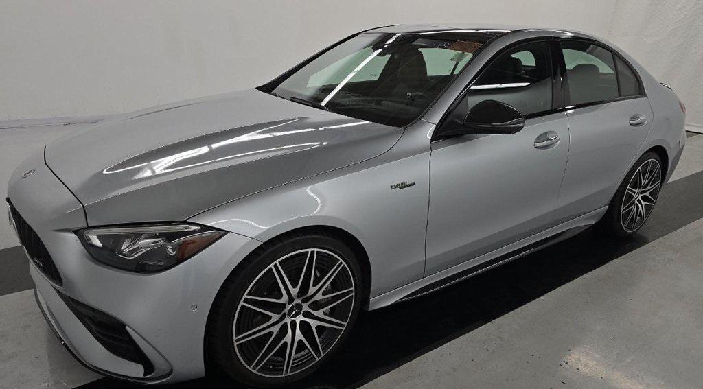 used 2023 Mercedes-Benz AMG C 43 car, priced at $48,999
