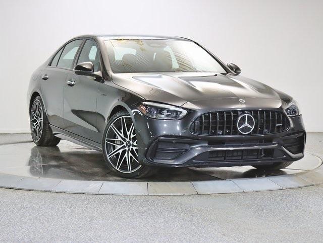 used 2023 Mercedes-Benz AMG C 43 car, priced at $48,999