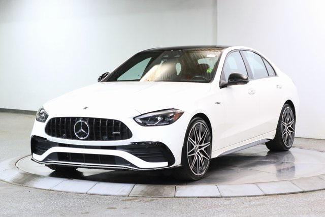 used 2023 Mercedes-Benz AMG C 43 car, priced at $49,898