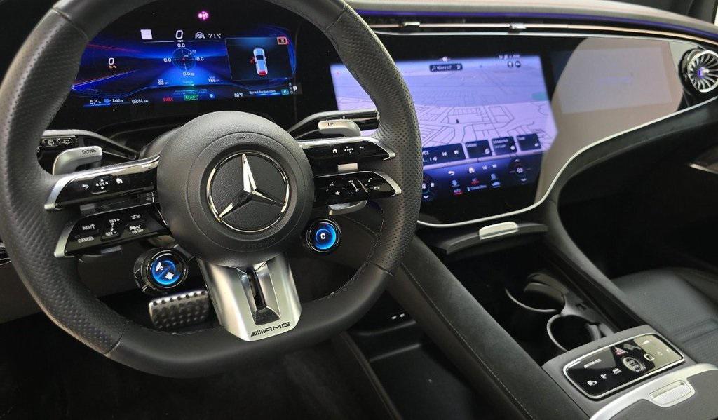 used 2024 Mercedes-Benz AMG EQE car, priced at $59,999