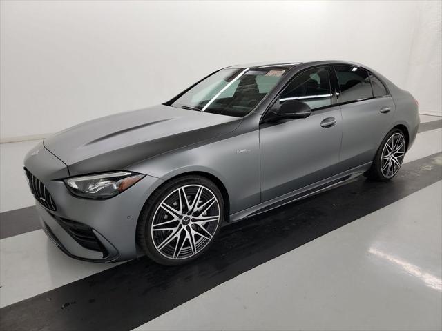 used 2023 Mercedes-Benz AMG C 43 car, priced at $56,999