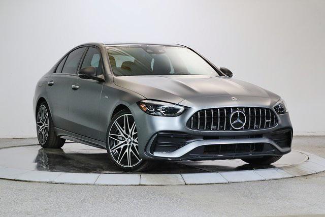 used 2023 Mercedes-Benz AMG C 43 car, priced at $55,999