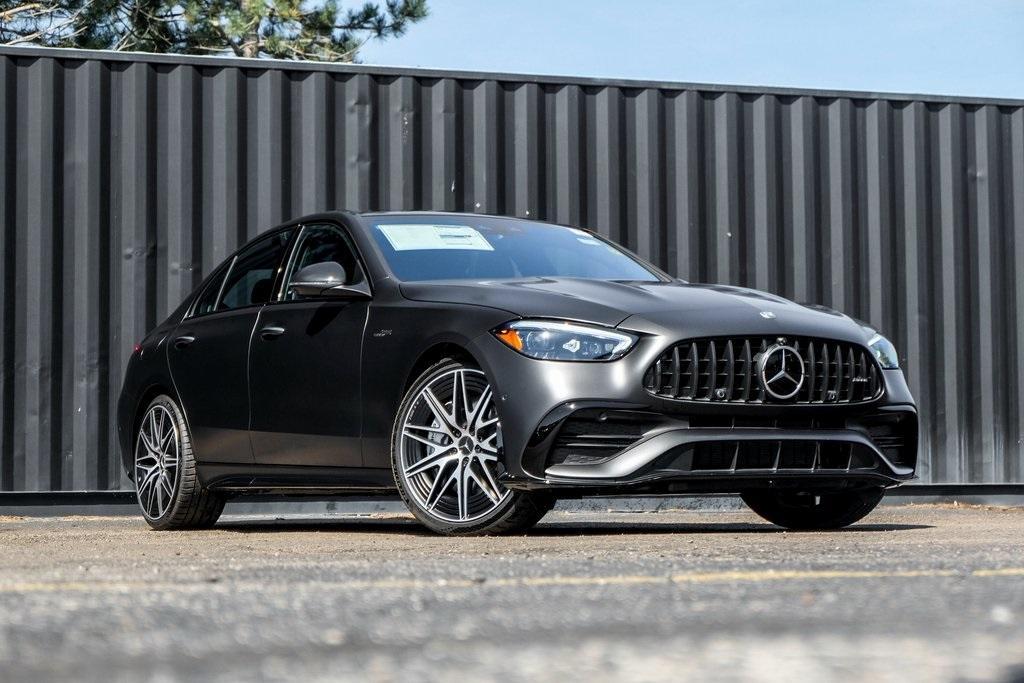 new 2024 Mercedes-Benz AMG C 43 car, priced at $83,330