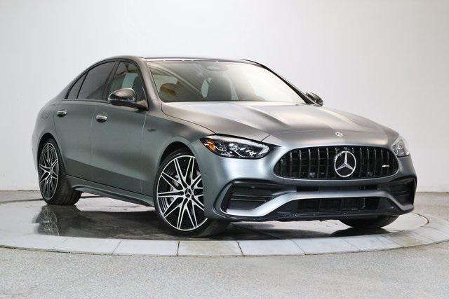 used 2023 Mercedes-Benz AMG C 43 car, priced at $55,999