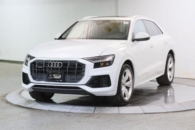 used 2023 Audi Q8 car, priced at $59,999