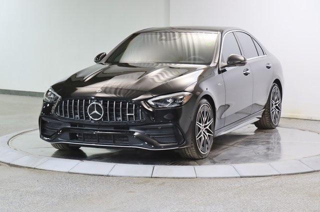 used 2023 Mercedes-Benz AMG C 43 car, priced at $53,499