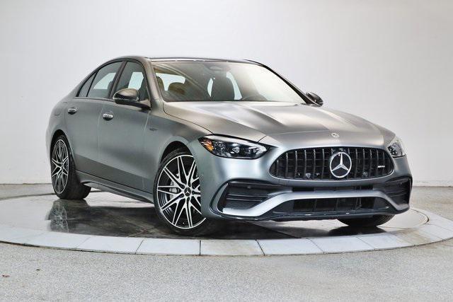 used 2023 Mercedes-Benz AMG C 43 car, priced at $55,999