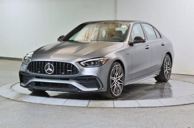 used 2023 Mercedes-Benz AMG C 43 car, priced at $55,999