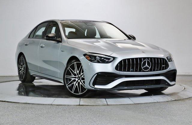 used 2023 Mercedes-Benz AMG C 43 car, priced at $51,999