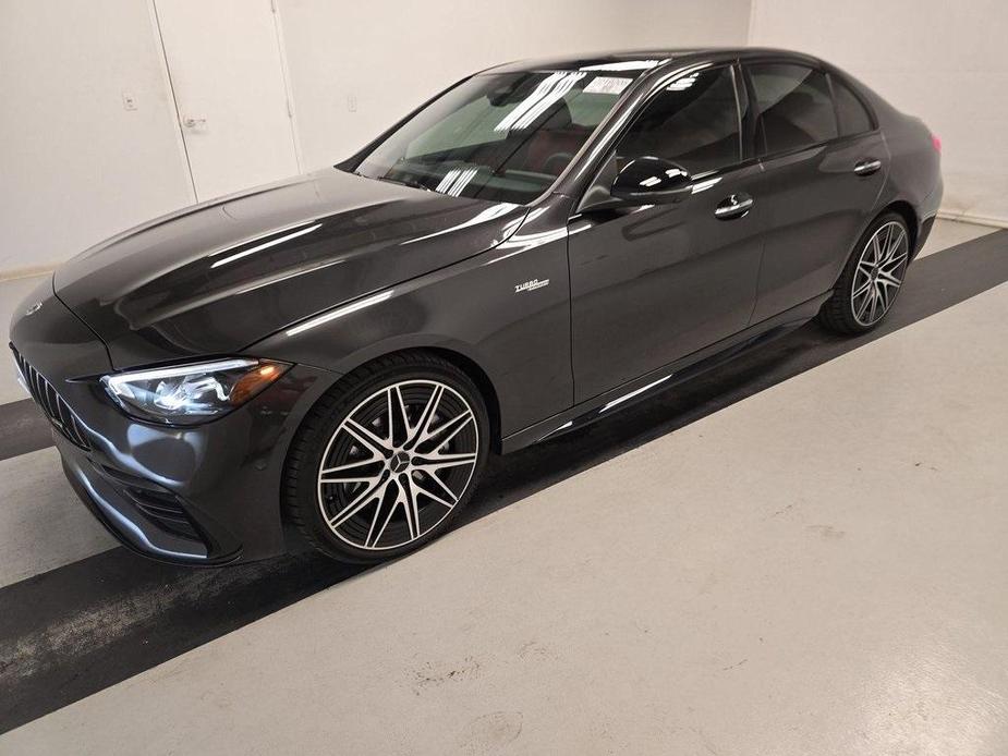 used 2023 Mercedes-Benz AMG C 43 car, priced at $55,999