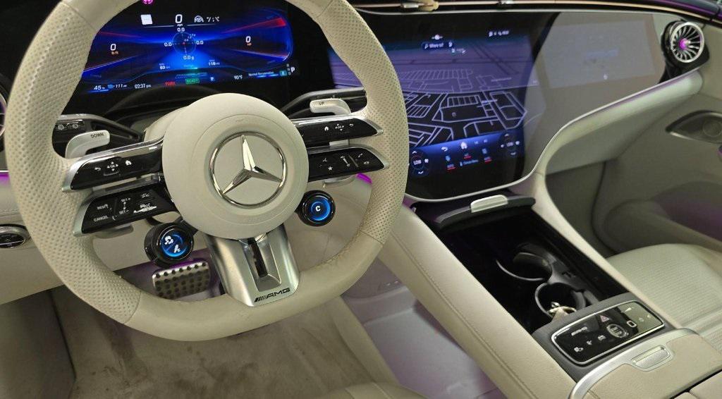 used 2024 Mercedes-Benz AMG EQE car, priced at $59,999