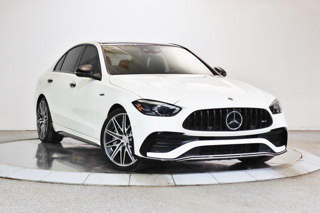 used 2023 Mercedes-Benz AMG C 43 car, priced at $51,999