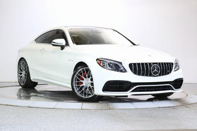 used 2020 Mercedes-Benz AMG C 63 car, priced at $59,999