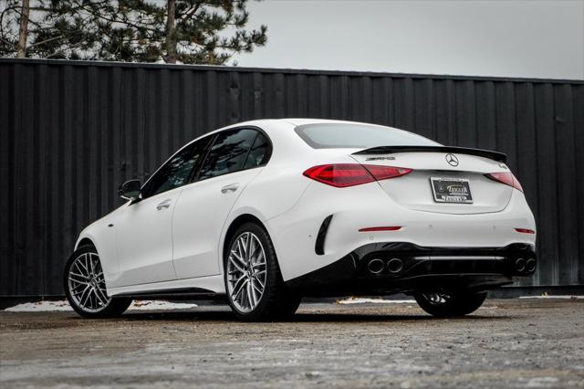 new 2025 Mercedes-Benz AMG C 43 car, priced at $72,085