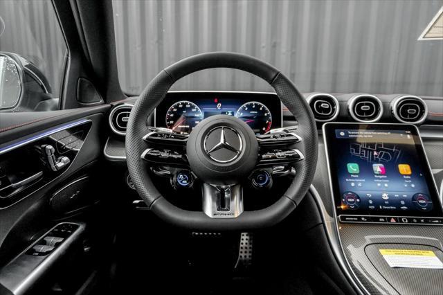 new 2025 Mercedes-Benz AMG C 43 car, priced at $72,085