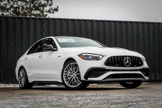 new 2025 Mercedes-Benz AMG C 43 car, priced at $72,085