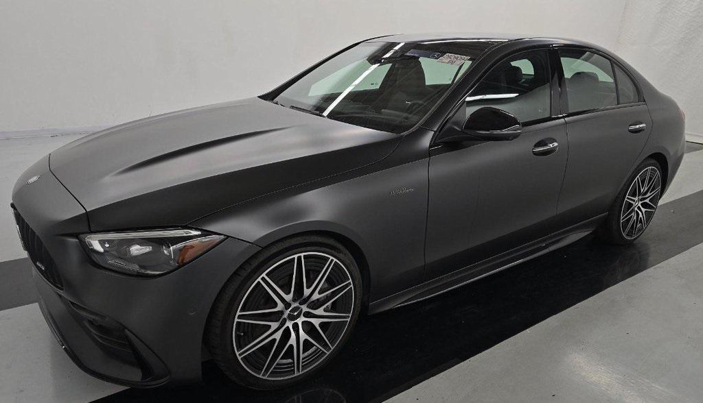 used 2024 Mercedes-Benz AMG C 43 car, priced at $55,999