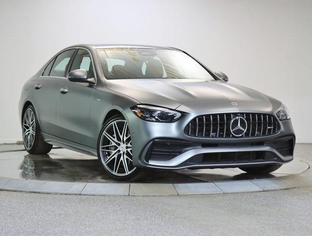 used 2023 Mercedes-Benz AMG C 43 car, priced at $51,999
