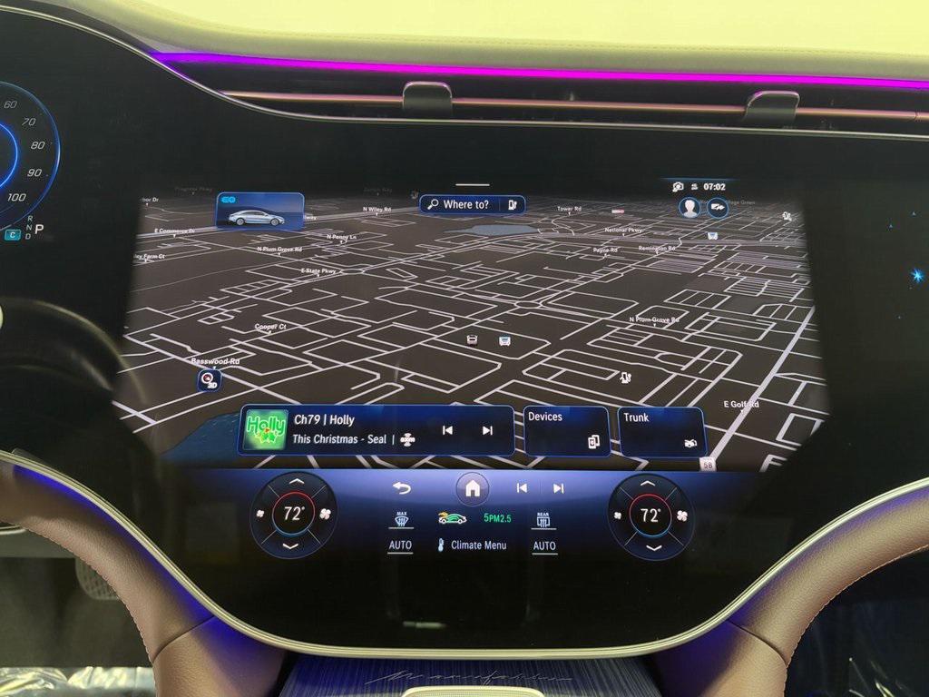 used 2023 Mercedes-Benz EQS 580 car, priced at $69,999