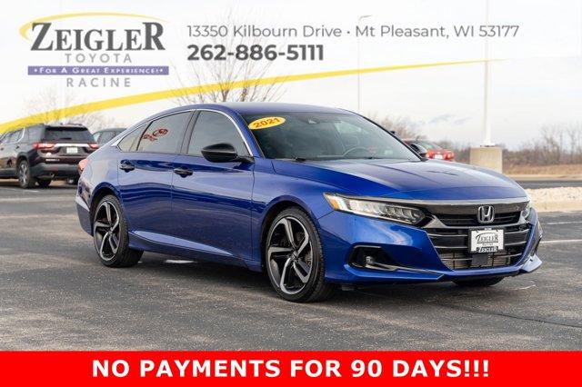 used 2021 Honda Accord car, priced at $22,990