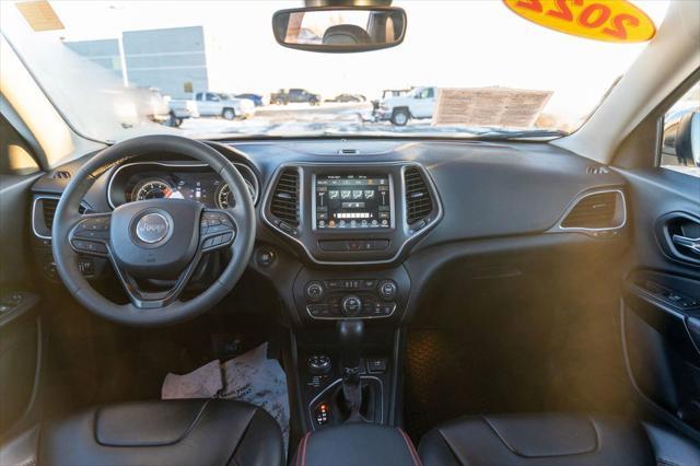 used 2022 Jeep Cherokee car, priced at $24,990