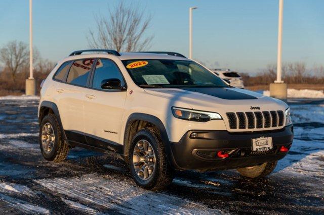 used 2022 Jeep Cherokee car, priced at $23,749