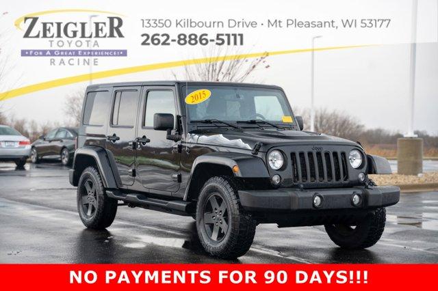 used 2015 Jeep Wrangler Unlimited car, priced at $22,990