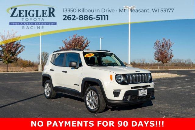 used 2021 Jeep Renegade car, priced at $17,490