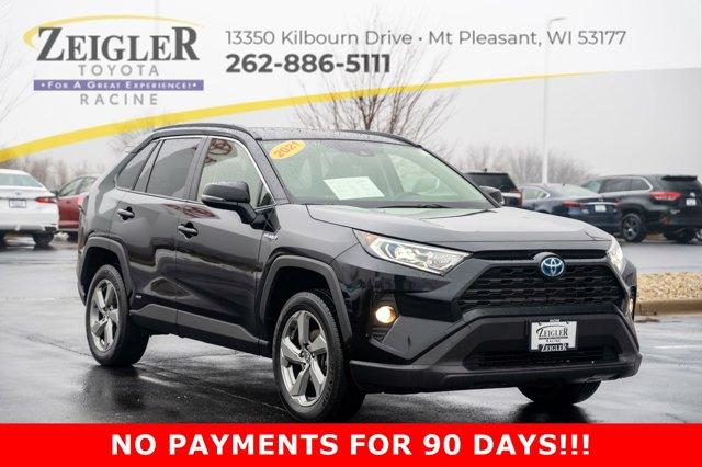 used 2021 Toyota RAV4 Hybrid car, priced at $34,990