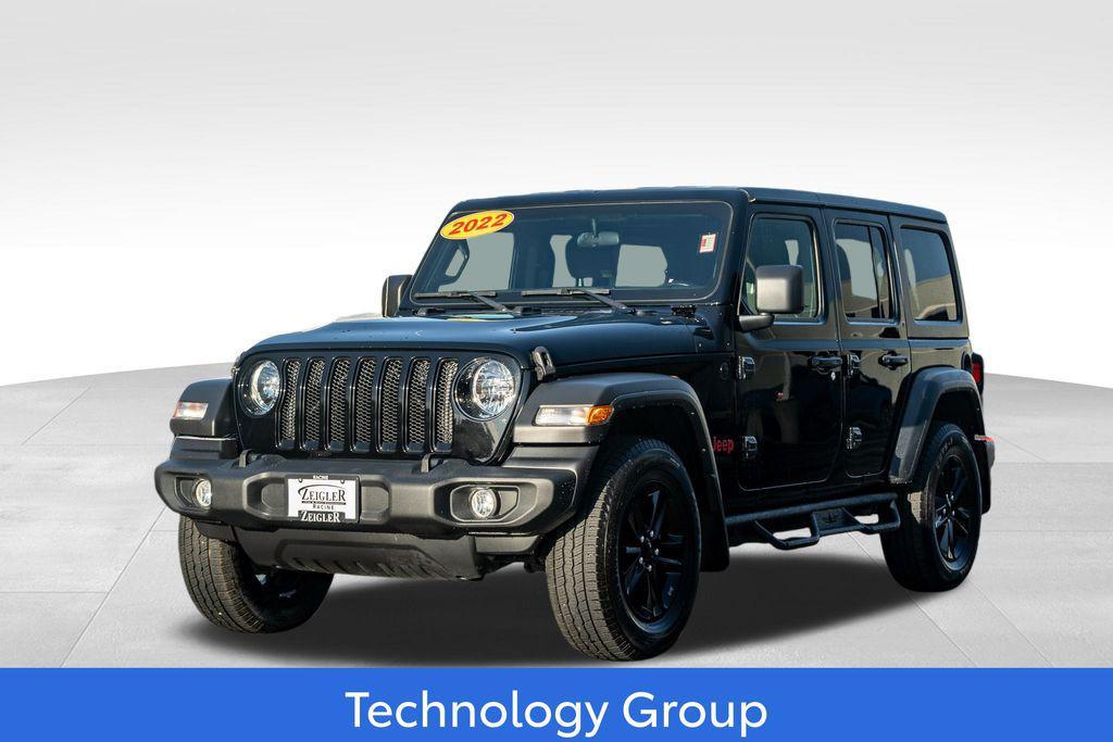 used 2022 Jeep Wrangler Unlimited car, priced at $31,990