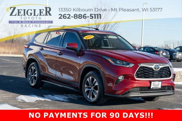 used 2021 Toyota Highlander car, priced at $34,490