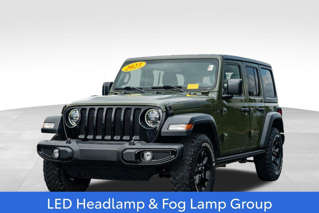 used 2023 Jeep Wrangler car, priced at $31,749