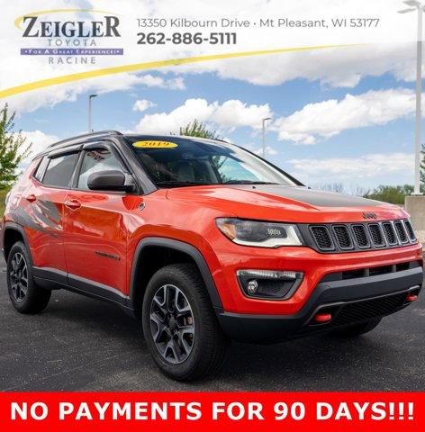 used 2019 Jeep Compass car, priced at $19,490