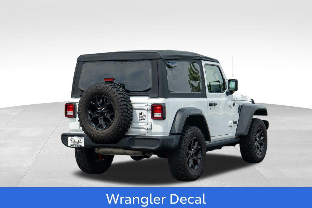 used 2021 Jeep Wrangler car, priced at $25,990