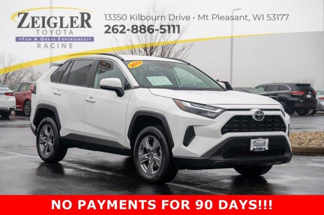 used 2022 Toyota RAV4 car, priced at $28,587