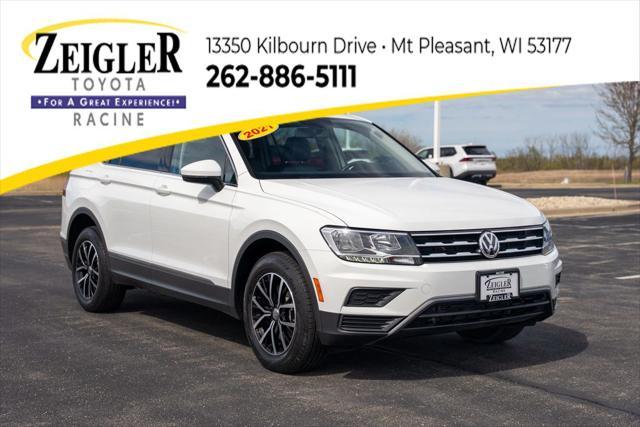 used 2021 Volkswagen Tiguan car, priced at $19,892
