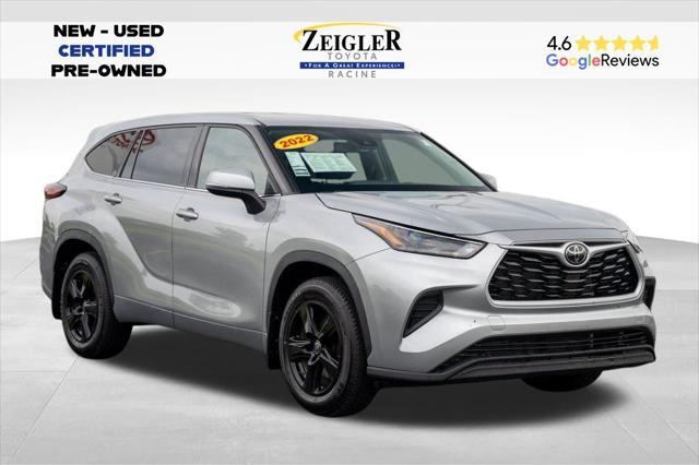used 2022 Toyota Highlander car, priced at $30,649