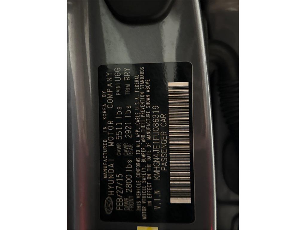 used 2015 Hyundai Genesis car, priced at $10,491
