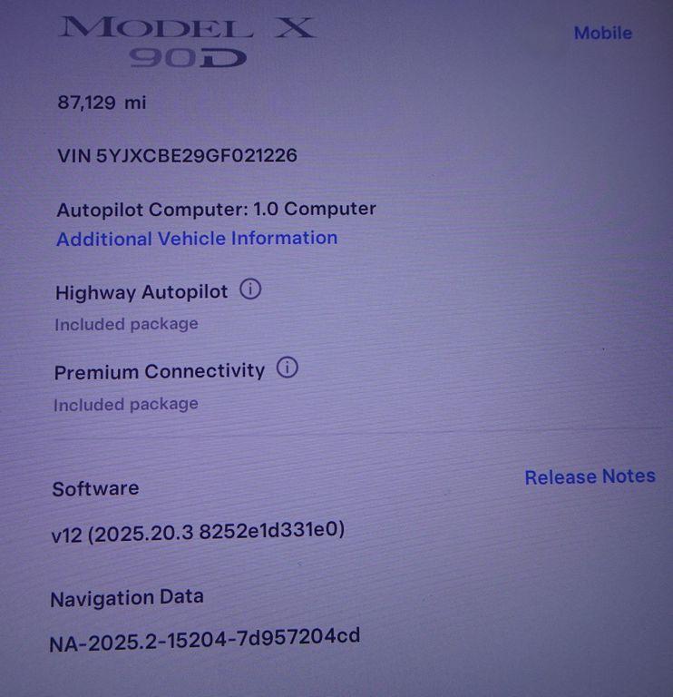 used 2016 Tesla Model X car, priced at $22,888