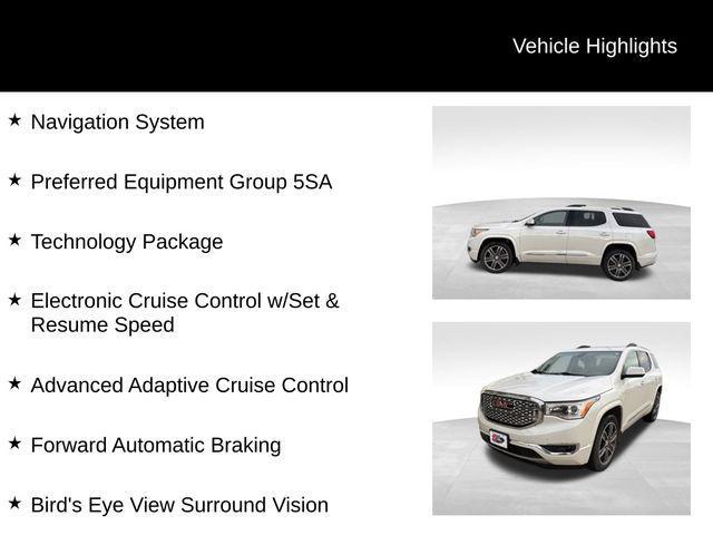 used 2019 GMC Acadia car, priced at $23,222