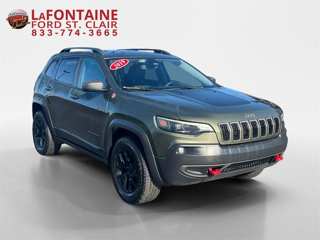 used 2019 Jeep Cherokee car, priced at $15,348