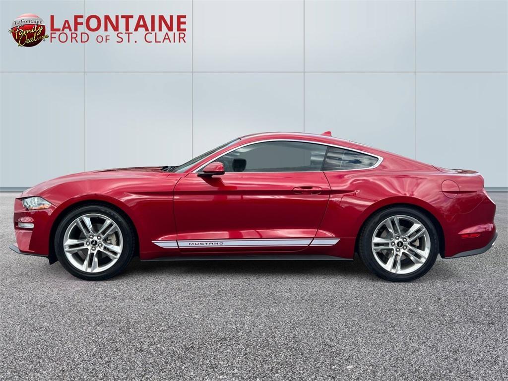 used 2021 Ford Mustang car, priced at $22,300