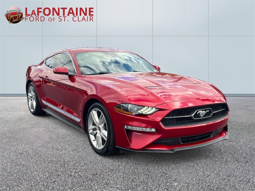 used 2021 Ford Mustang car, priced at $22,300