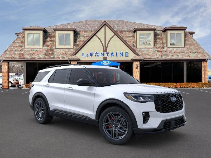 new 2025 Ford Explorer car, priced at $56,058