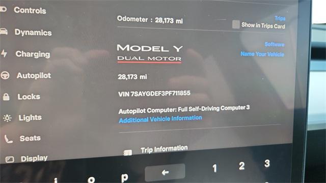 used 2023 Tesla Model Y car, priced at $36,699
