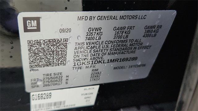 used 2021 GMC Yukon car, priced at $54,994